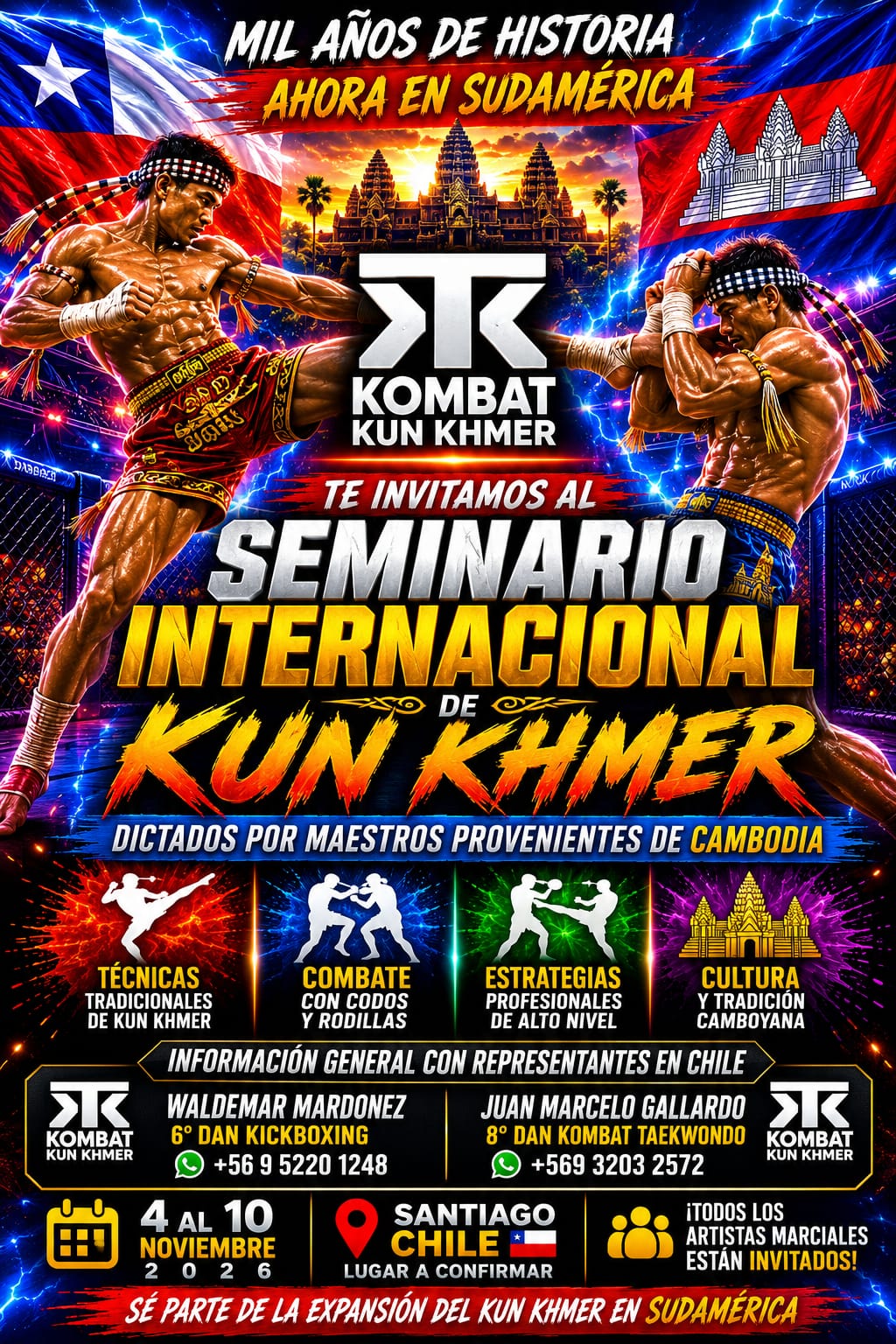 SEMINARIO INTERNACIONAL DE KUN KHMER CHILE